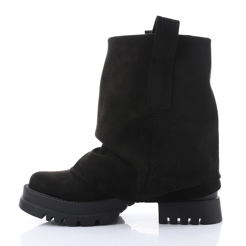 Mr.joe Fold over Casual Boots - Black - Image 4